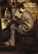 Auguste renoir frederic Bazille USA oil painting artist